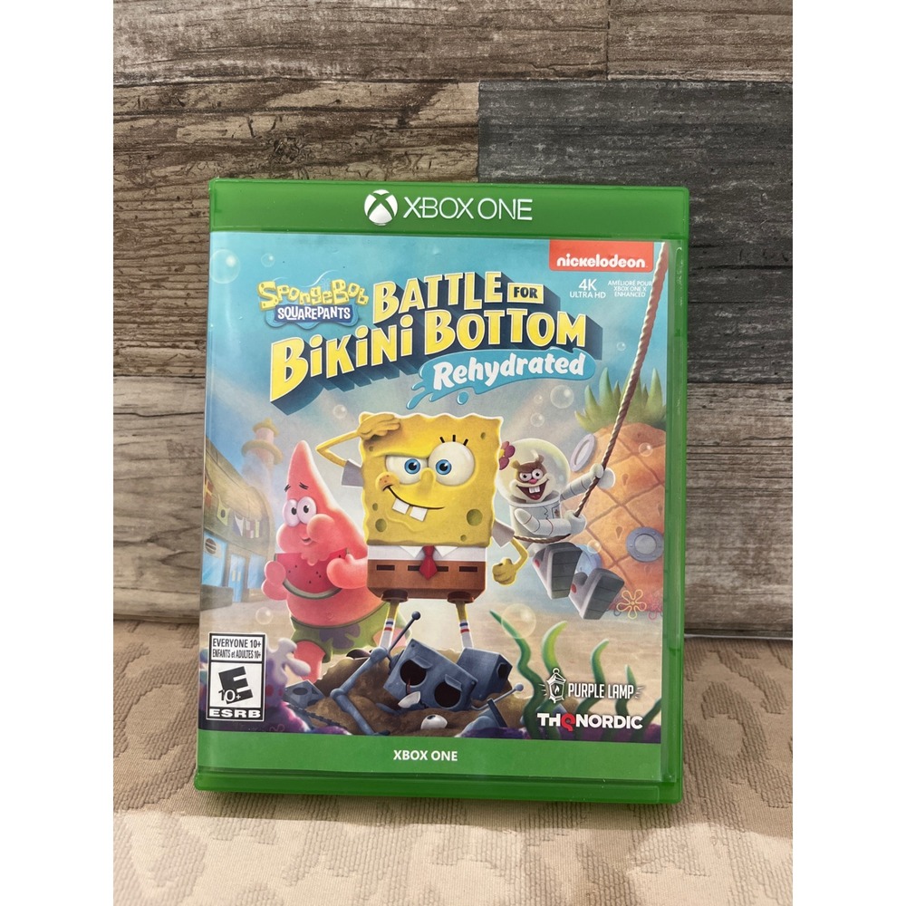 SpongeBob SquarePants Battle for Bikini Bottom Rehydrated Xbox One Video Game